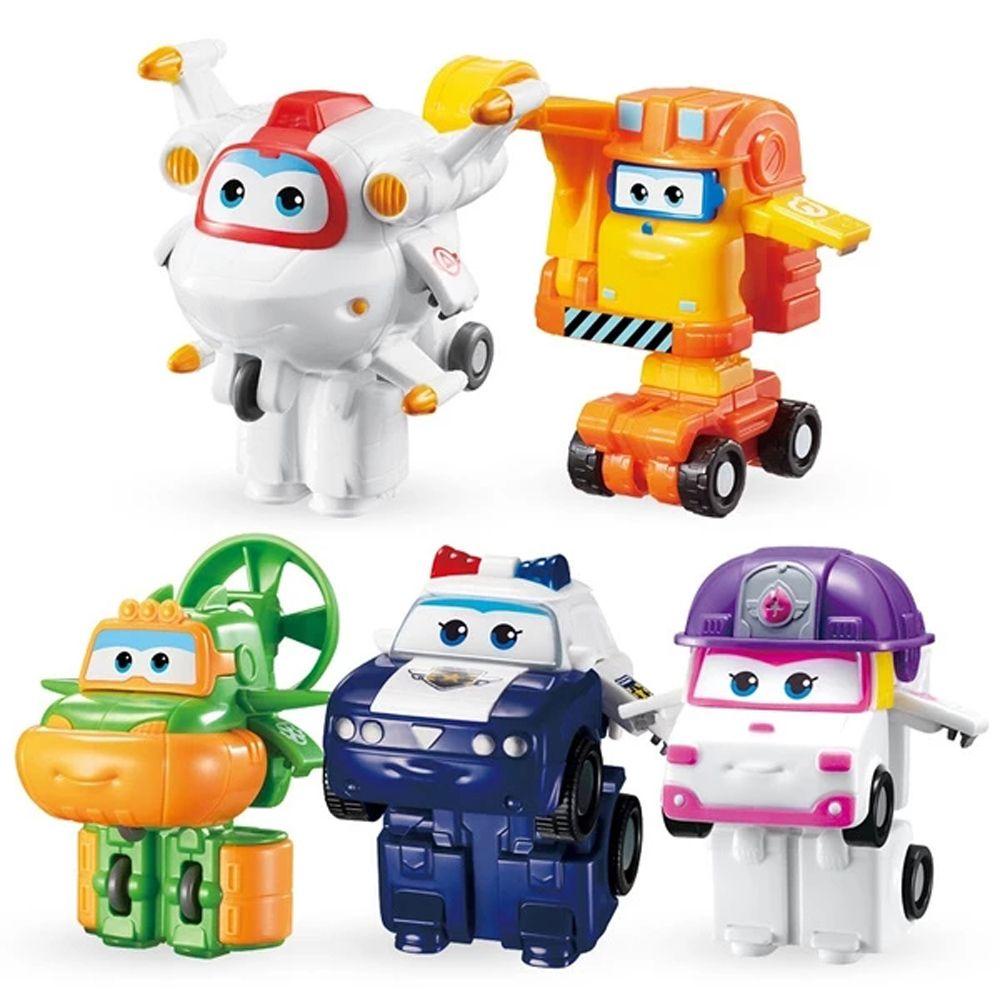 Quinton Super Wings Animasi Untuk Anak Deformasi Robot Pesawat Jett Donnie Mini