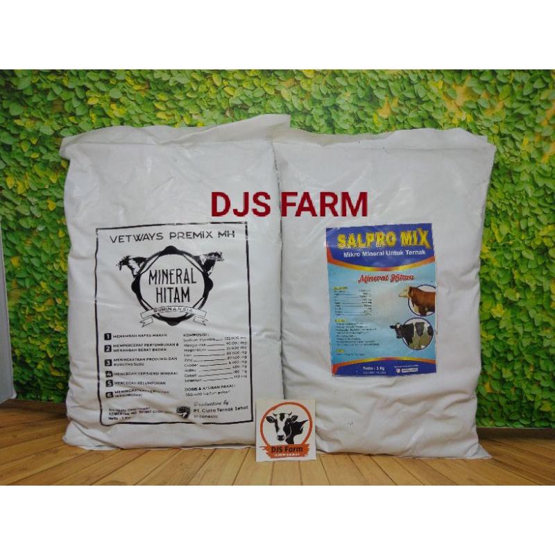 Mineral Hitam Vetways 1kg Premix Mineral Vitamin Obat Lumpuh Meningkatkan daya tahan tubuh Hewan Ter