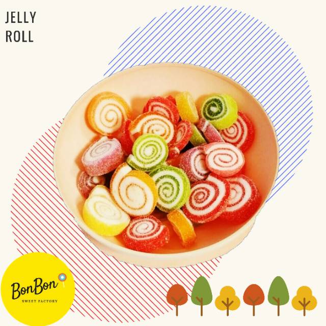 

Jelly Roll Candy Permen Jeli Kiloan Jely Bulat Lingkaran