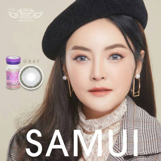 Softlens Samui Normal Minus Botol grey brown by dreamcolor1 softlens wedding mirip moonlight