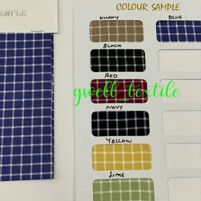 KAIN METERAN KATUN JEPANG ORIGINAL GINGHAM PRINT BY TOKAI SENKO " JAPAN DESIGN ' ( HARGA PER  M )