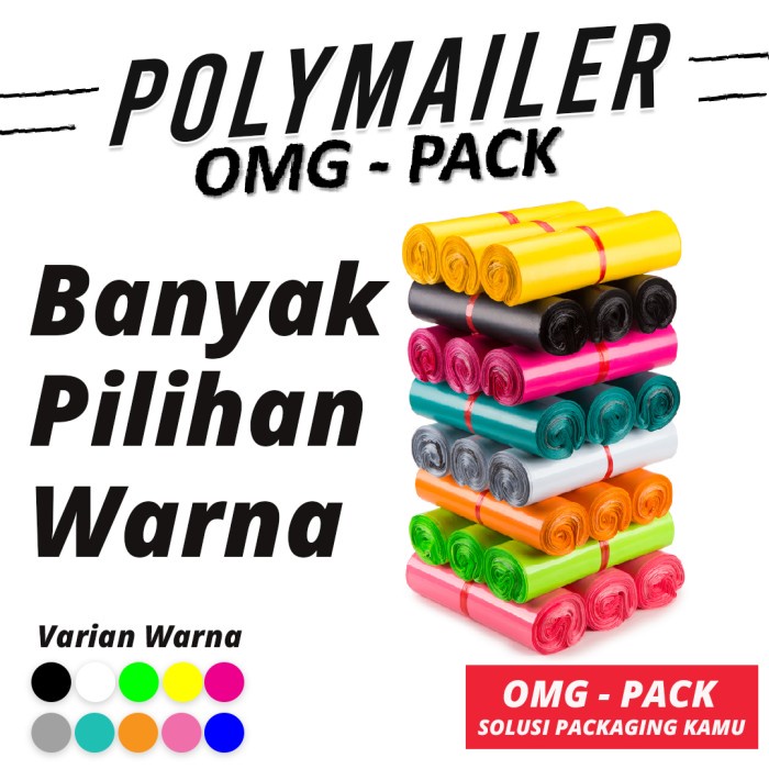 

MENYURAT-SURAT- PLASTIK POLYMAILER 20X30 KANTONG PACKING TEBAL PREMIUM ONSHOP TERMURAH - BLACKMATE