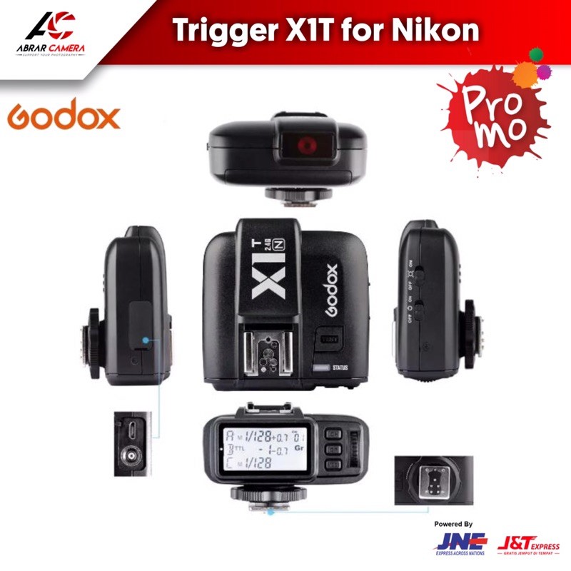 Godox X1T-N Trigger / Transmitter for Nikon X1T N Triger Transmiter for Flash External X1