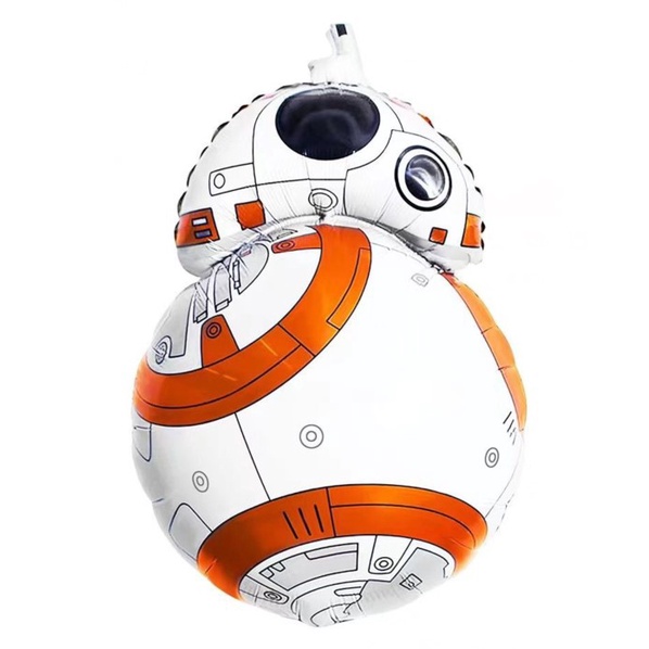 1pc Balon Foil Desain Disney Star Wars BB8 R2D2 Ukuran Besar Untuk Hadiah Ulang Tahun