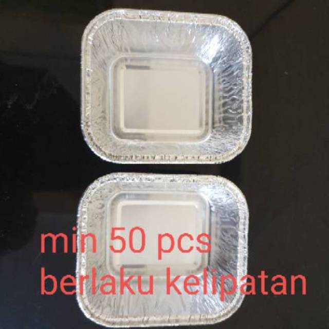 Almunium foil cup puding/ almunium foil tray kotak150 ml