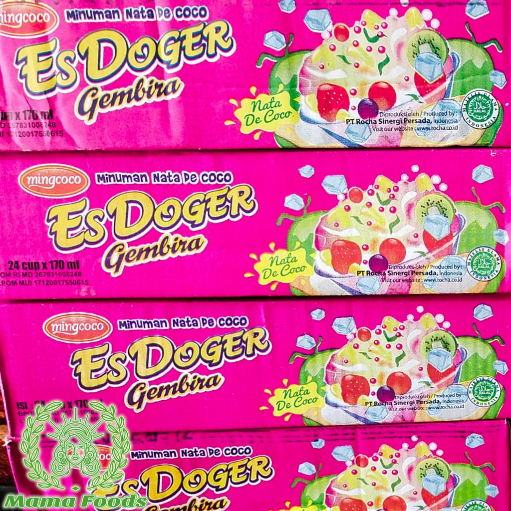 

Minuman Nata De Coco Es Doger Gembira Mingcoco 170ml Sari Kelapa Agen