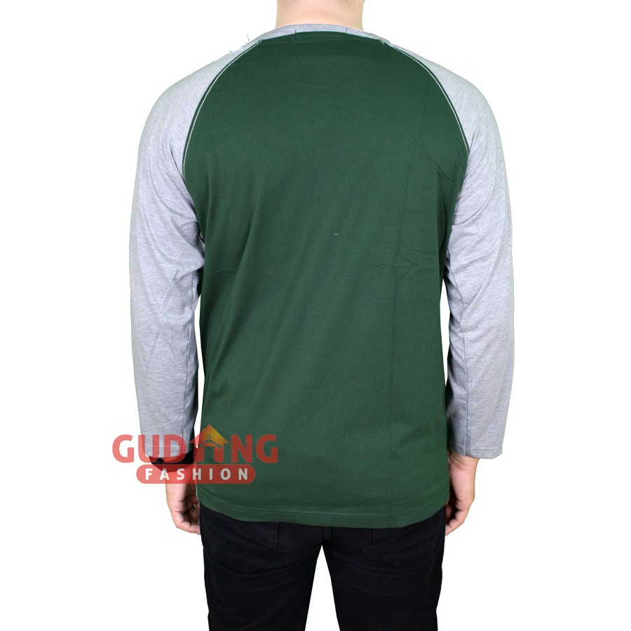 Kaos Lengan Panjang Panjang Raglan Polos PLS 159