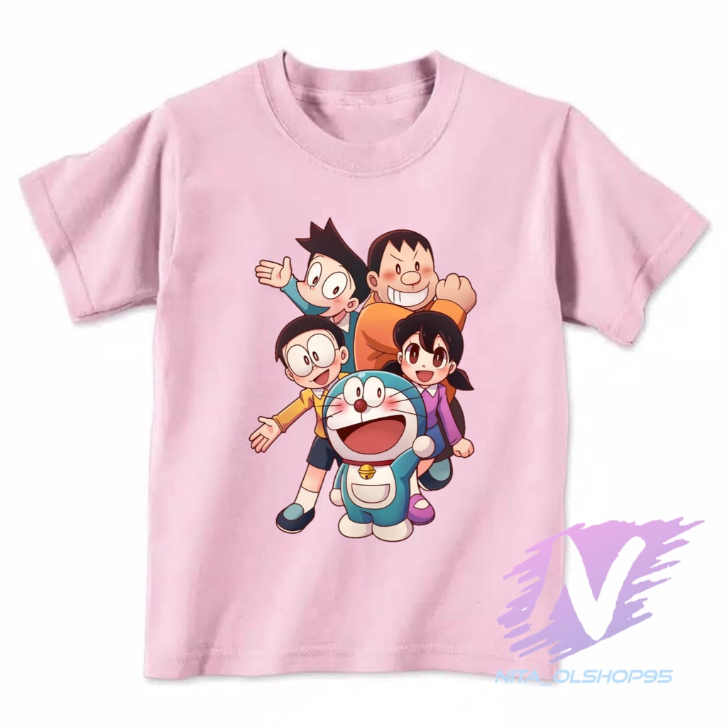 kaos doraemon terbaru baju kaos anak sinema doraemon