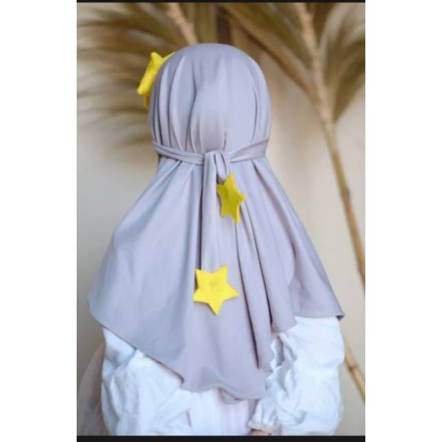 jilbab / anak /TK /Paud/ hijab /allsize 3-7 tahun/ BINTANG