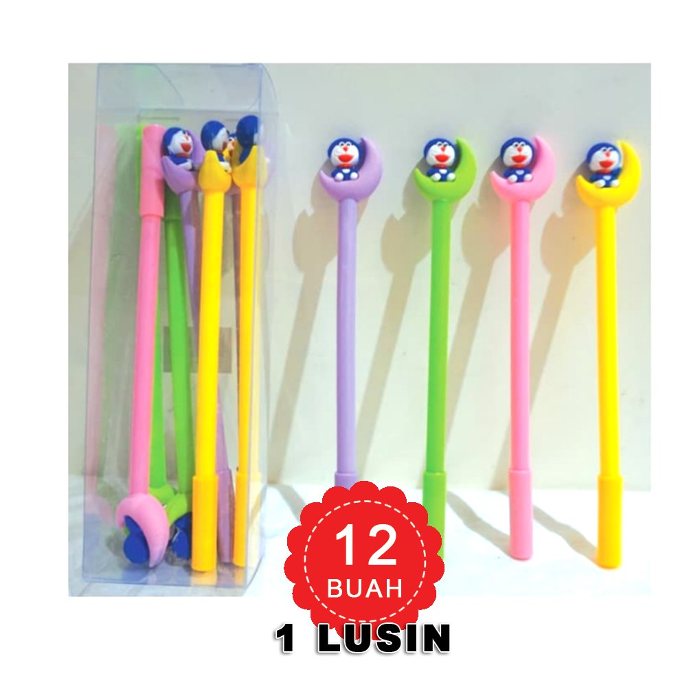 

1 LUSIN Pulpen fancy Doremon Bulan
