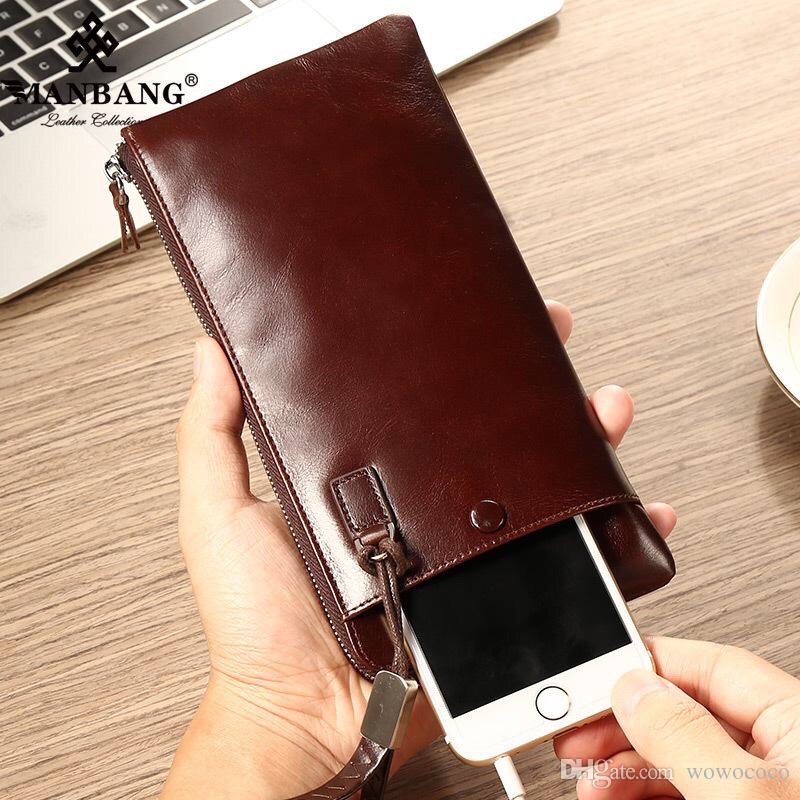 dompet kulit handbag tas tangan hp handphone ponsel tipis impor