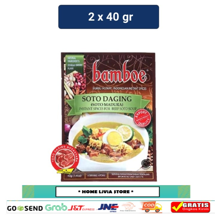

Bamboe Bumbu Soto Madura 2 x 40 gr