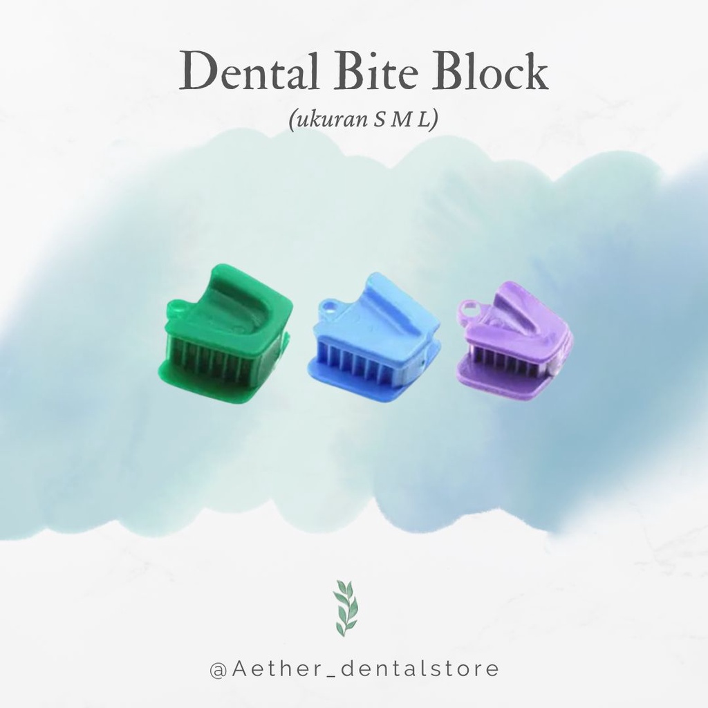 Dental Bite Block / Bite Block SML / Rubber Mouth Support