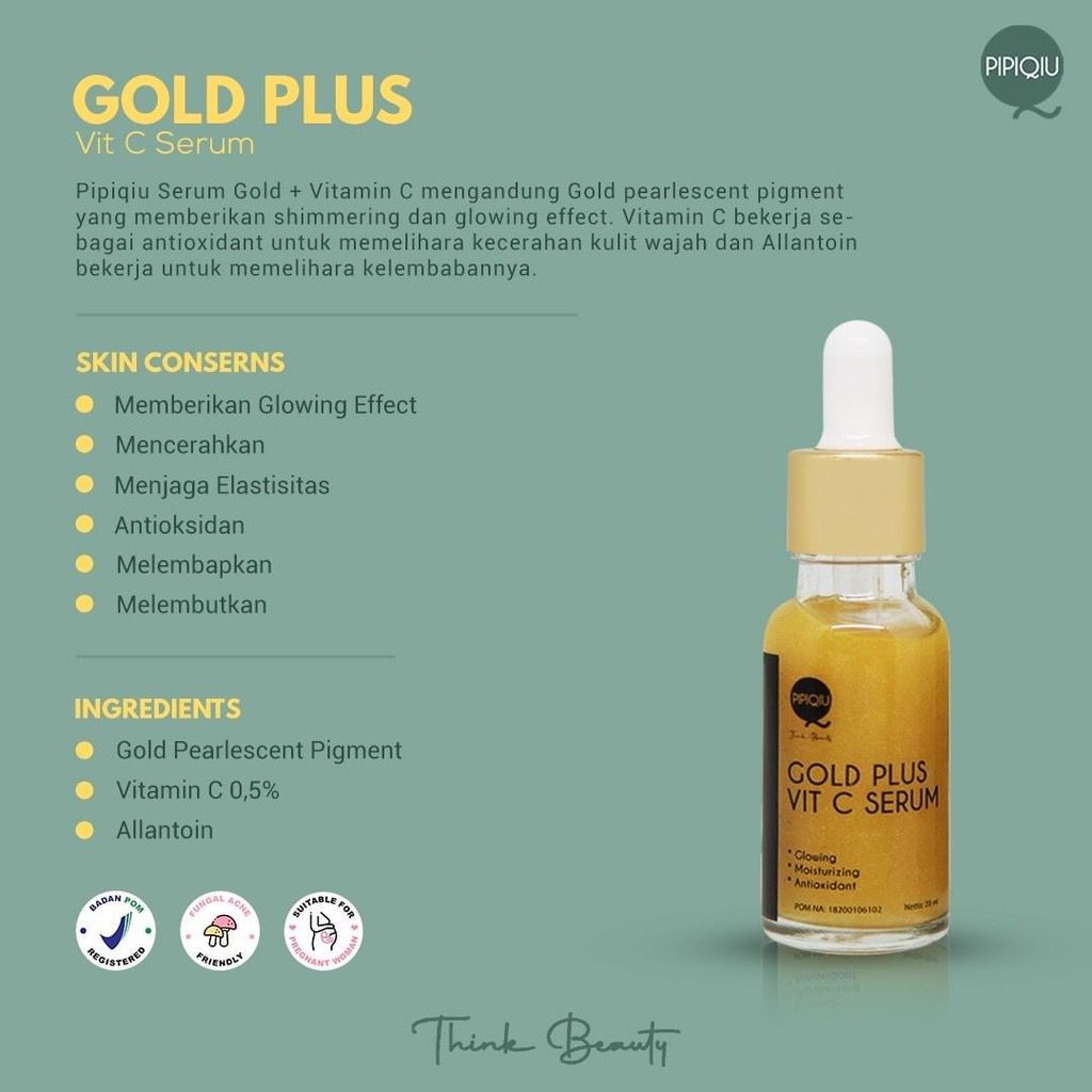 ✨ ELYSIA ✨ Pipiqiu Serum Peeling Solution /Face Serum AHA BHA PHA 20ml/ Gold Serum / Hyaluronic Serum/ Niaciamide