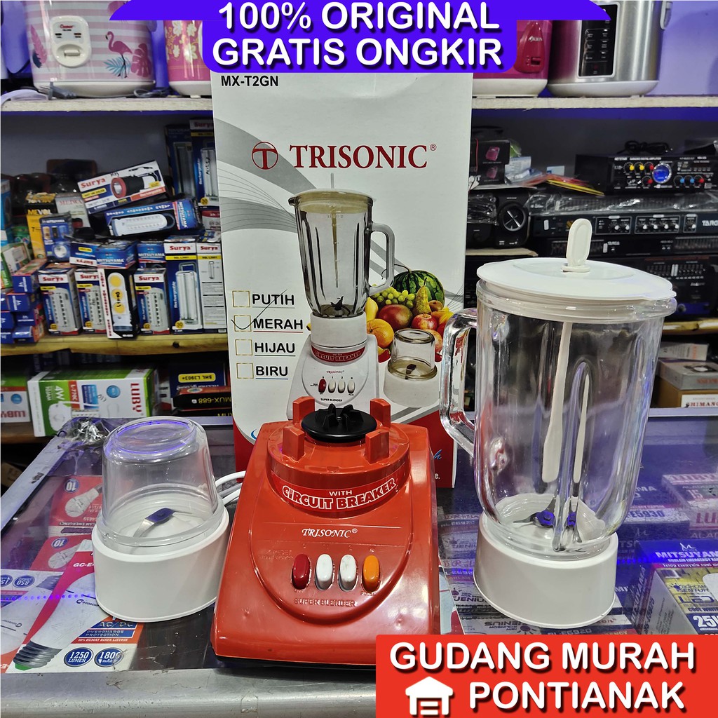 Blender National quality Trisonic 2 in 1 kering dan basah kualitas nasional