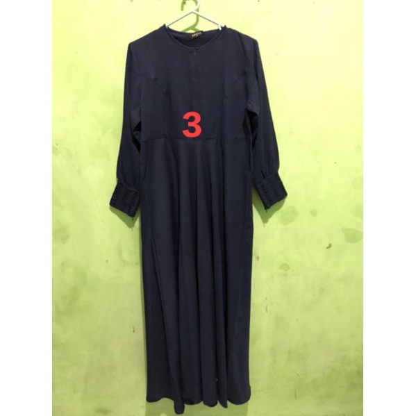 Abaya (Biru Dongker) (Preloved)