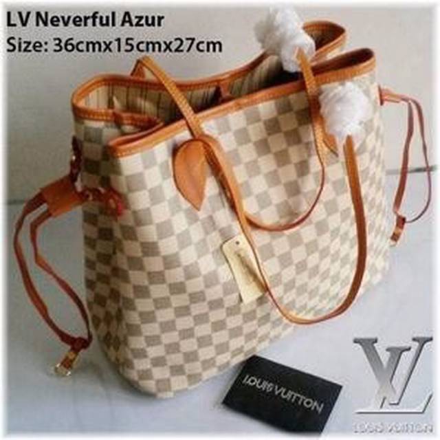 Tote Bag Wanita BRANDED LV NEVERFULL HandBag