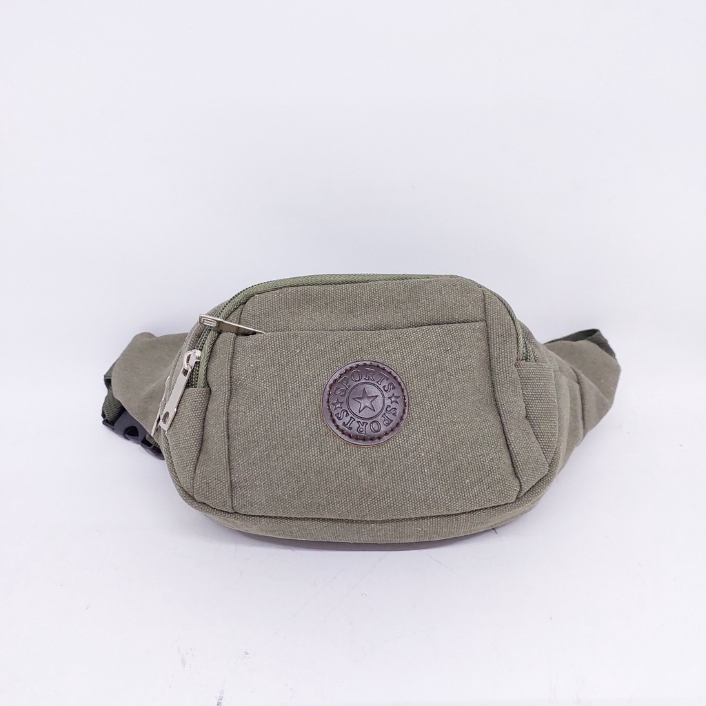 TAS PINGGANG KANVAS SPORT POLO NEW ARRIVAL / WAIST BAG KANVAS ARMY POLO ORIGINAL / TAS JALAN COWOK BANYAK RUANGAN BARU / TAS SELEMPANG MURAH BERKUALITAS  / TAS JUALAN