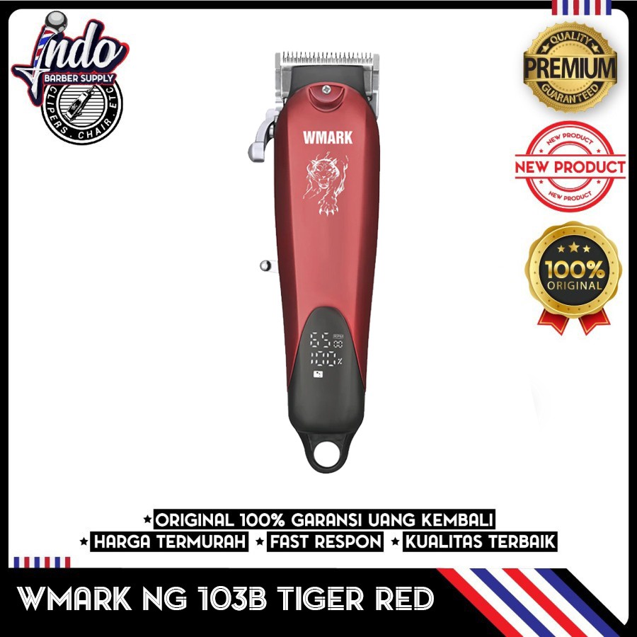 Hair Clipper Wmark Ng-103 Original Mesin Cukur Rambut Cordless cas