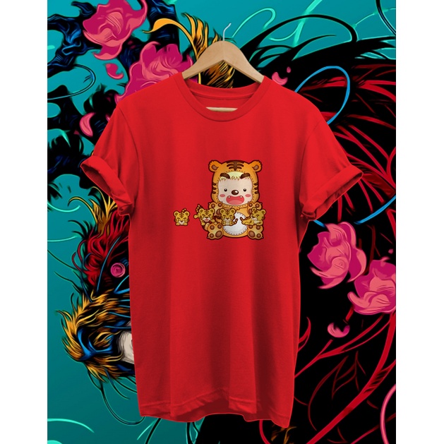 Kaos Imlek 2022 TIGER BABIES 61 - year of tiger - Kaos chinese new year - Kaos imlek shio macan couple keluarga - LUNAR SINCIA 2022