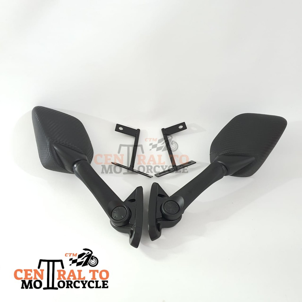SPION CARBON R25 R15 NMAX TANGKAI PENDEK