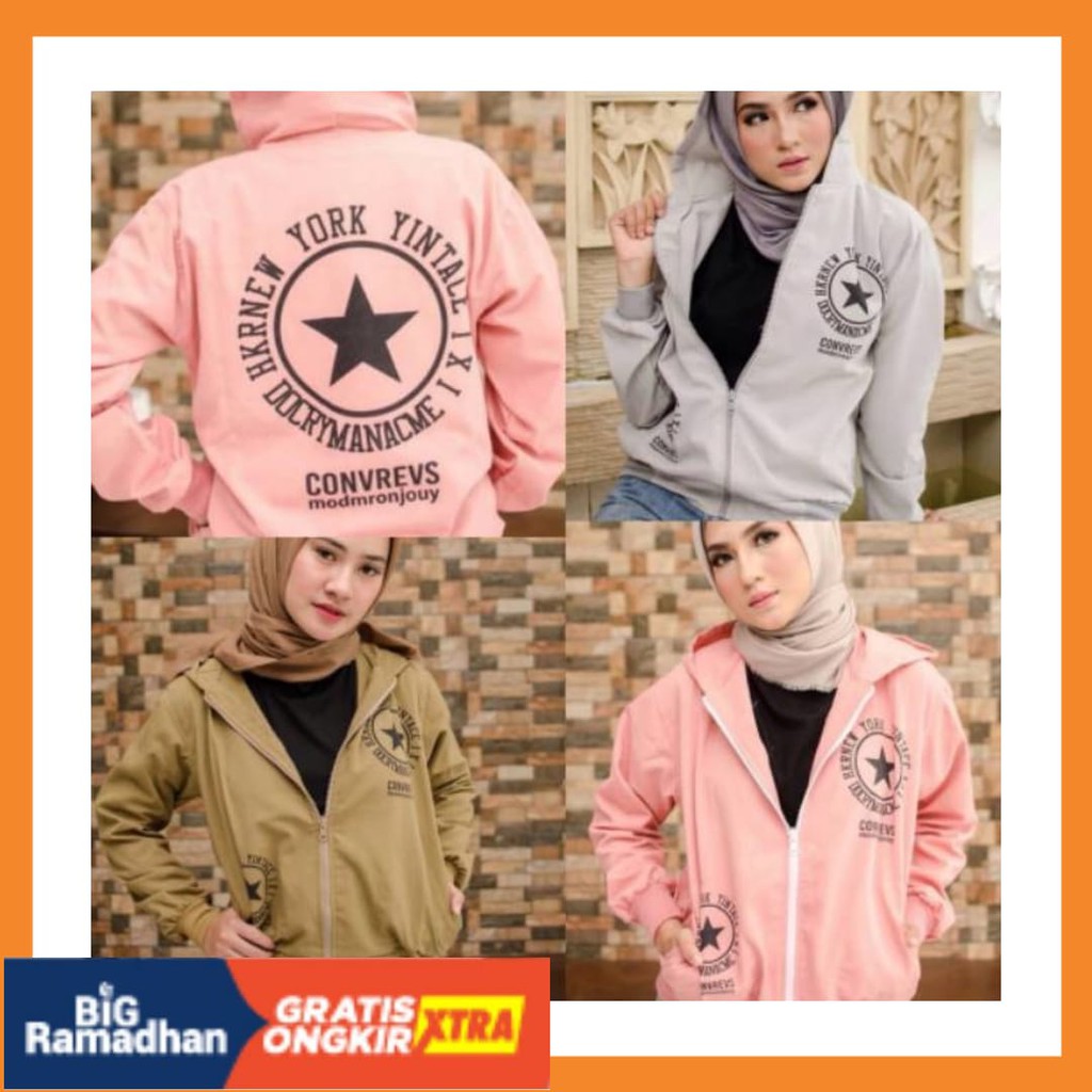 FASHION AHHA NEW RAPID BOLAK BALIK ORIGINAL/ CONVREVS CONVERS JAKET KANVAS