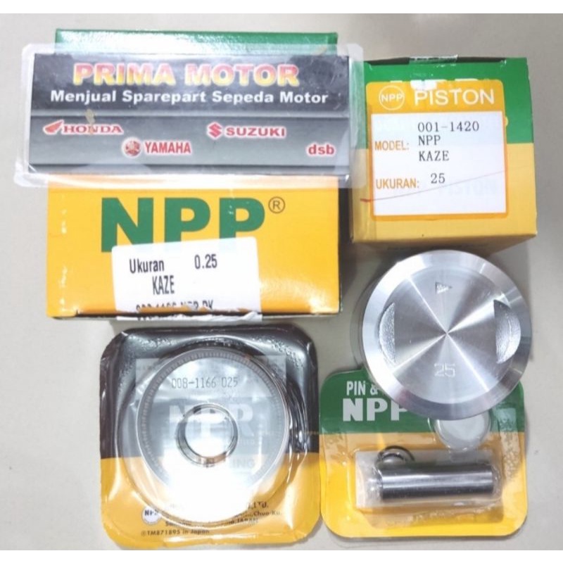 PISTON KIT NPP KAZE OS STD 25 50 75 100 ORI NPP