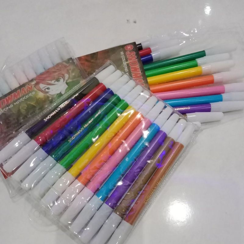 SPIDOL WARNA SNOWMAN / COLOURING MARKERS