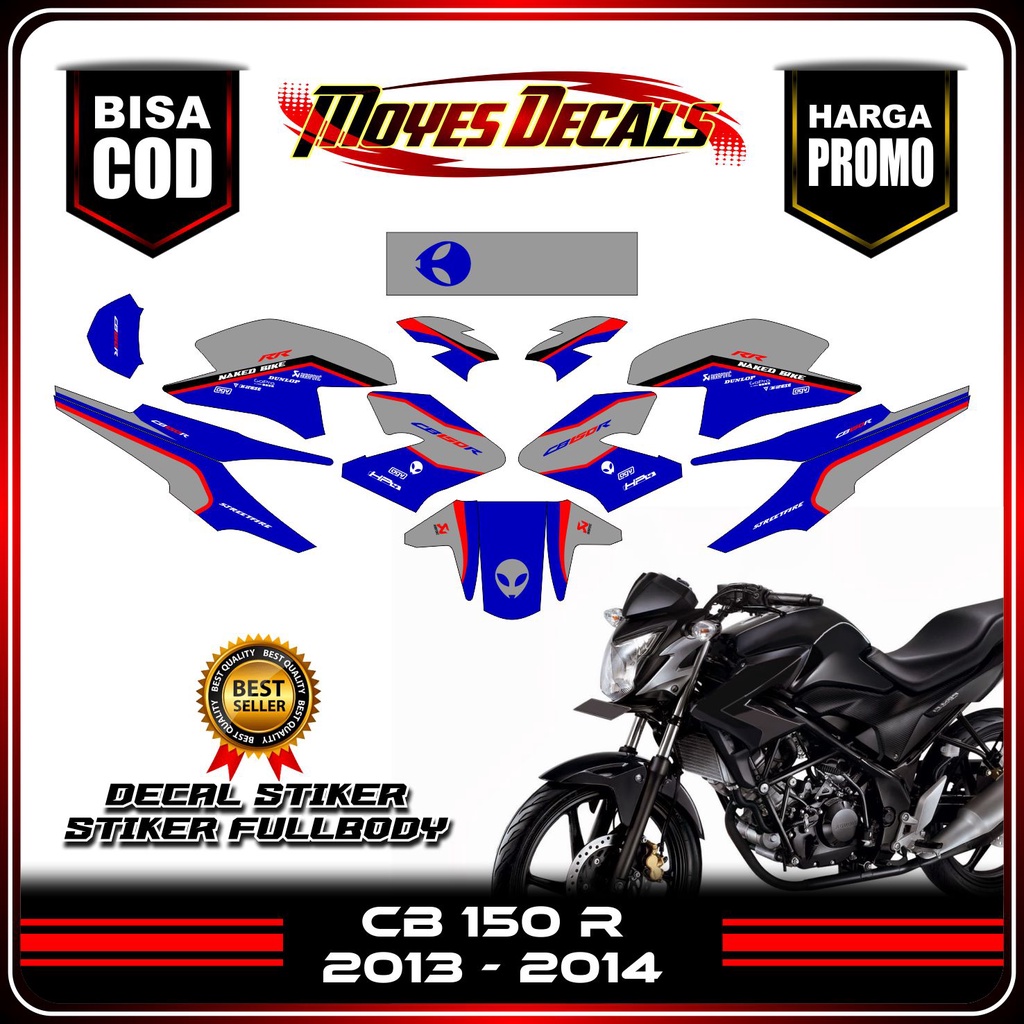 decal stiker cb lama 2013-2014 stiker cb old fullbody motif variasi custom