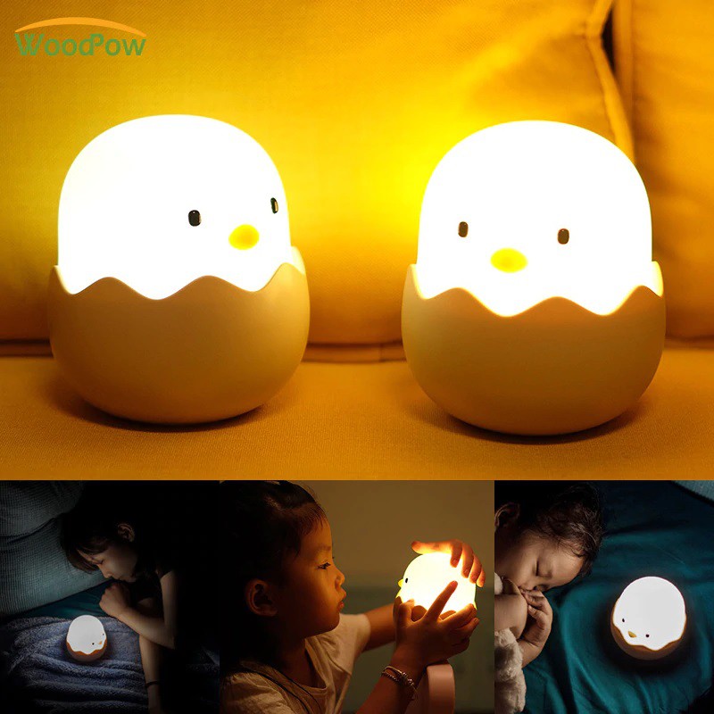  Lampu  Tidur  Anak  Silicone Egg Shell Lucu  Lampu  Unik 