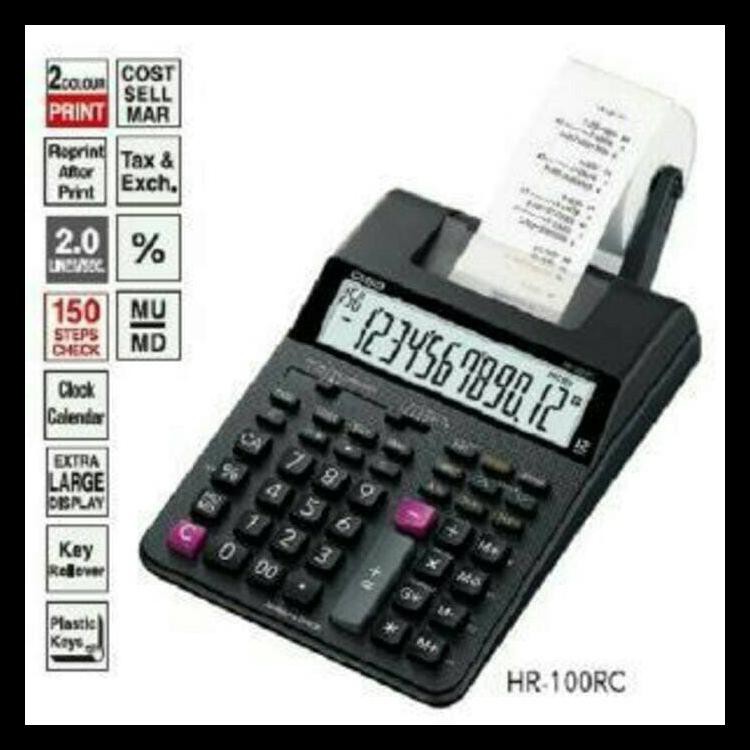 

Hot Product Kalkulator Print Struk Casio Hr 100-Rc Promo