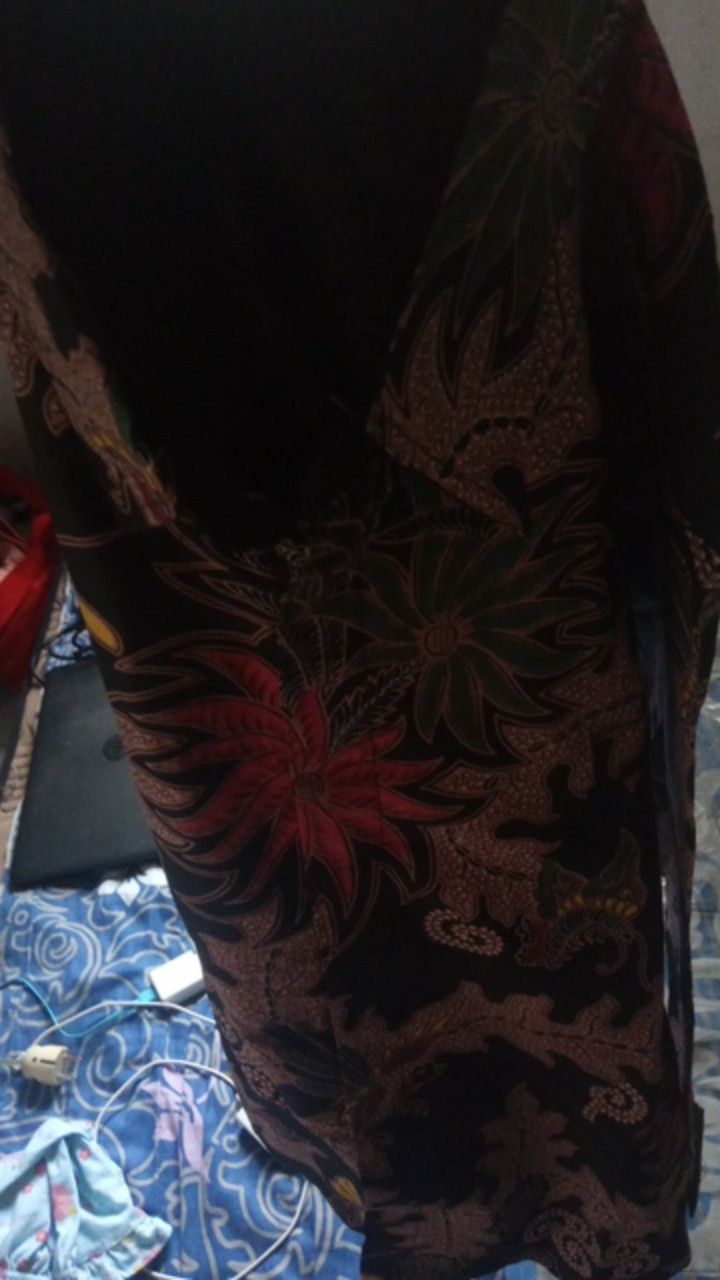 Hem Batik Laki Laki Lengan Panjang Kemeja Batik Pria Lengan Panjang Atasan Batik Ads 008