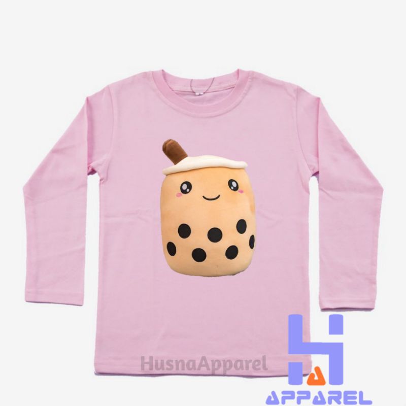 BAJU ANAK KAOS ANAK BONEKA BOBA LENGAN PANJANG