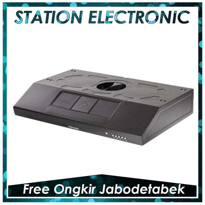 Electrolux EFT 9516 K Cooker Hood [550 m3/jam / Black] FREE DELIVERY JABODETABEK