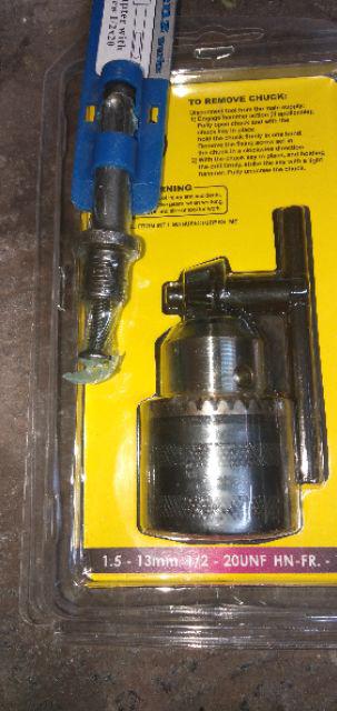 Benz Adaptor Sds Plus + Kepala Bor 13mm Drill Chuck