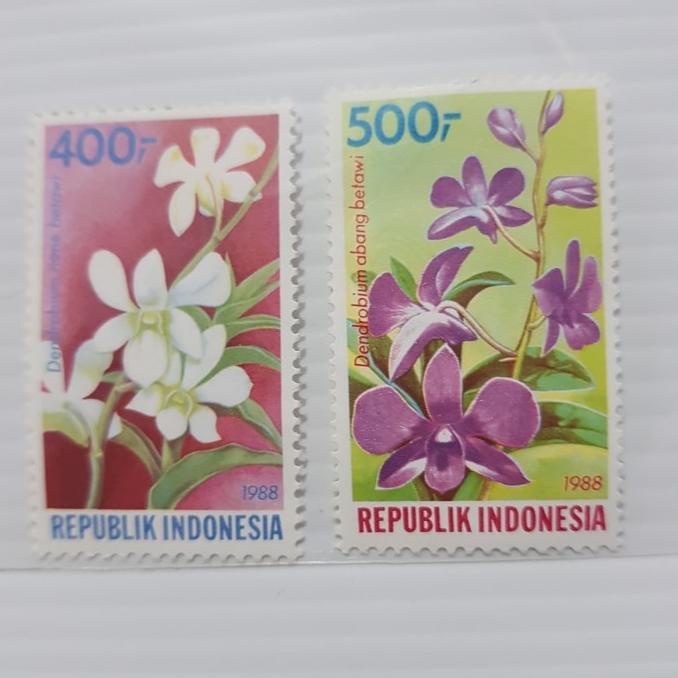 

Promo Awal tahun Perangko/Prangko Indonesia seri Bunga ANGGREK 1988. Promo Awal tahun