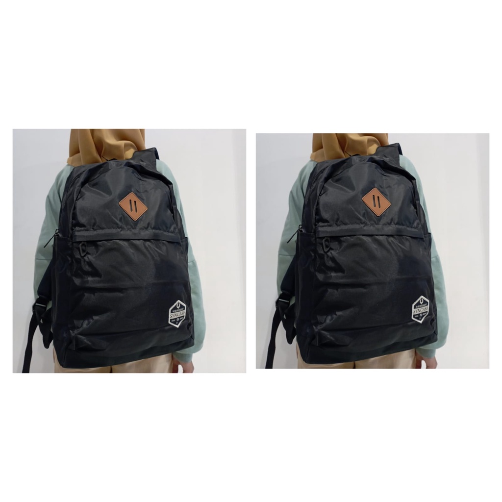 Tas ransel kanvas sekolah pria wanita SYNCASE NEO JORDAN
