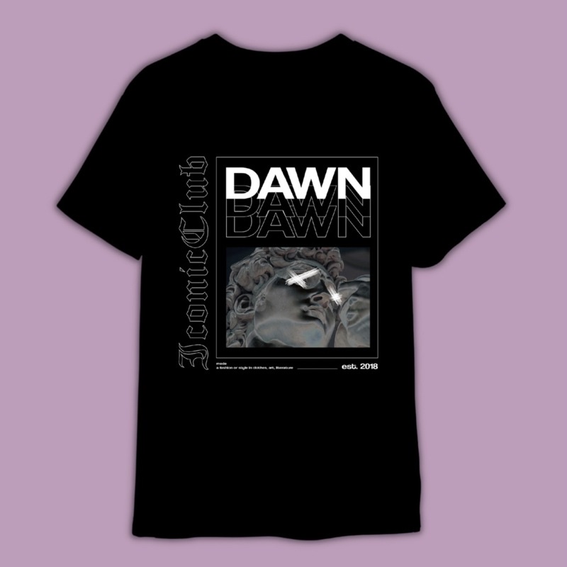 Dawn T-shirt Unisex - KLUB MODE UI