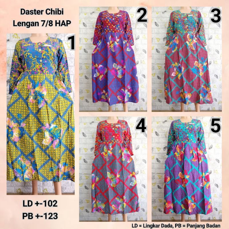 DASTER CHIBI LENGAN 7/8 HAP LD 100 BUSUI FRIENDLY KRMS + BU TEJO KTKBG