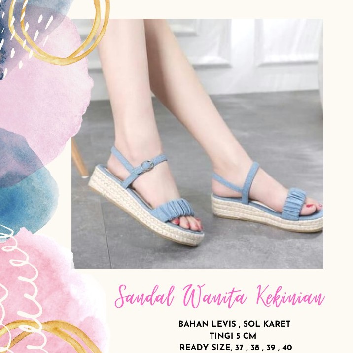  Sandal  Remaja  Ala Kekinian  Masa Kini Murah Ready Sandal  