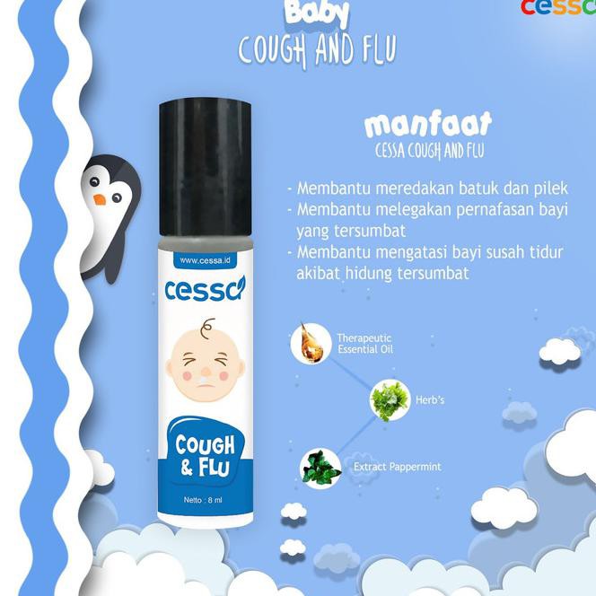 XORF ESSENTIAL OIL BABY CESSA COUGH AND FLU / OBAT BATUK DAN FLU BAYI RP3I