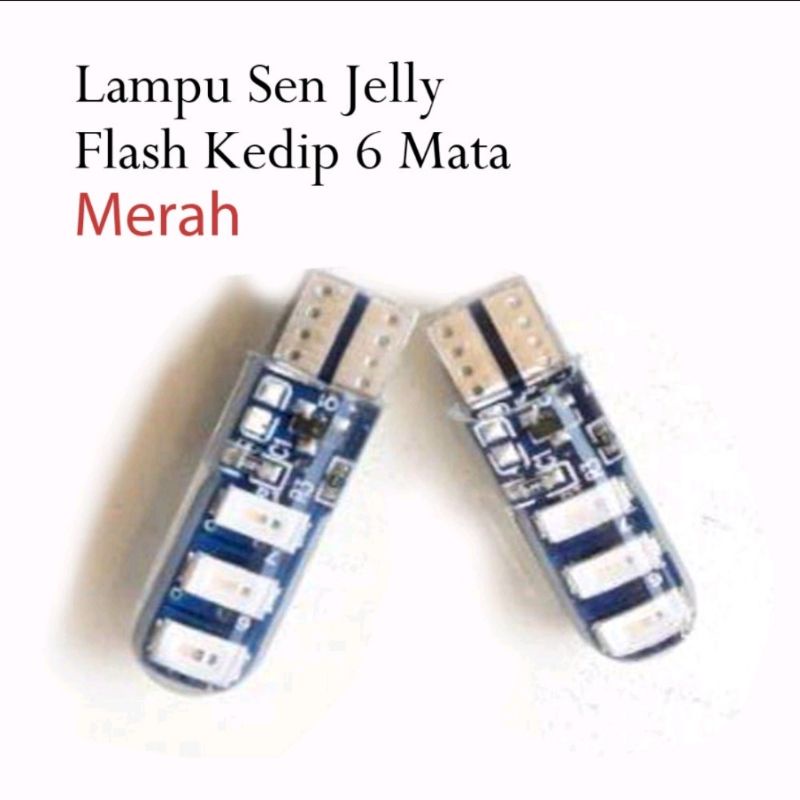 SEN JELLY FLASH 6 LED - SEN JELLY KEDIP 6 LED STROBO