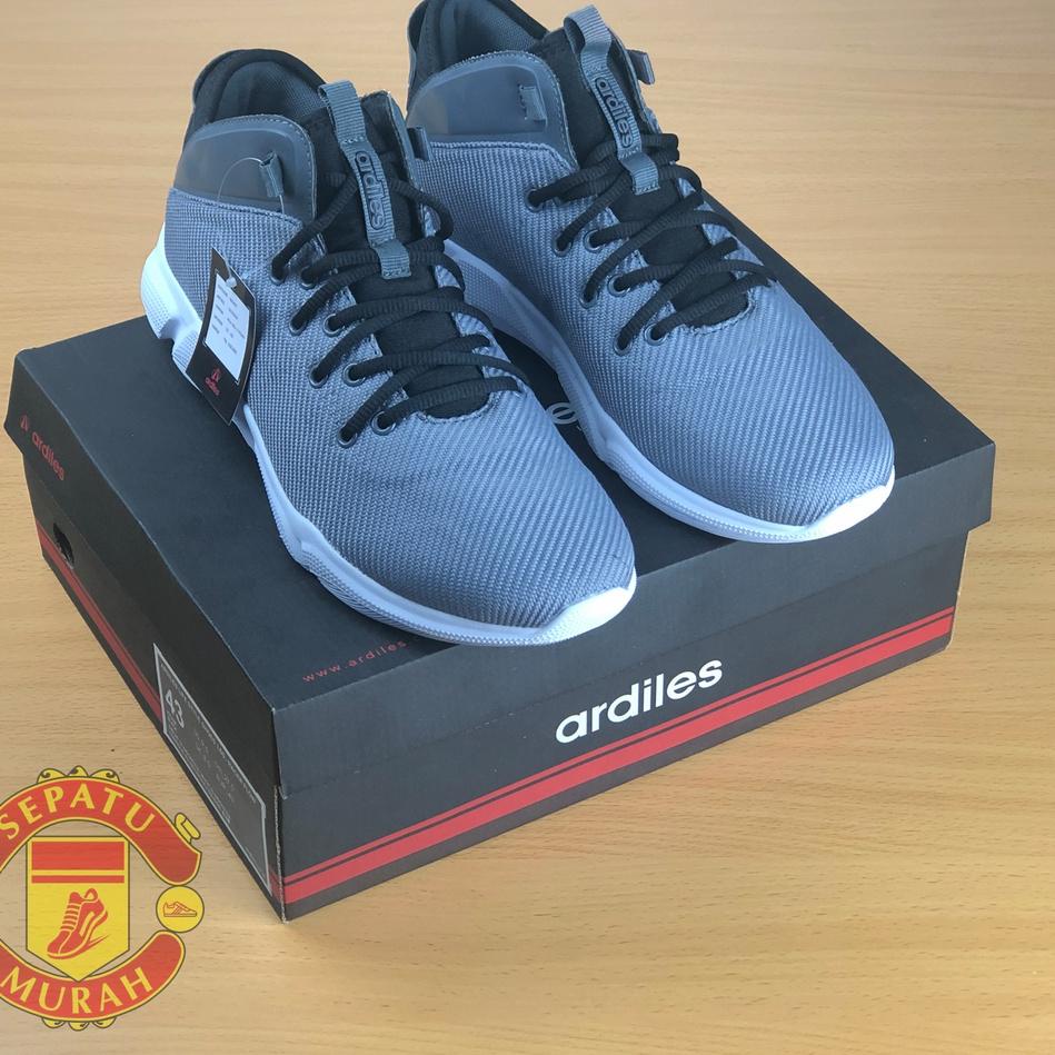 YSN.02Jl22ᵀ - Sepatu Basket Ardiles Sedona Abu-Abu/Hitam