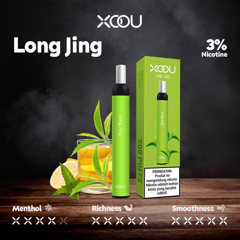 XOOU X1 Disposable Vape 800 Puffs - Vape Sekali Pakai Nicotine 3%