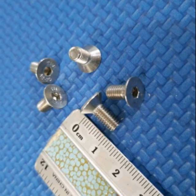 Baut L payung 5x10mm stainless