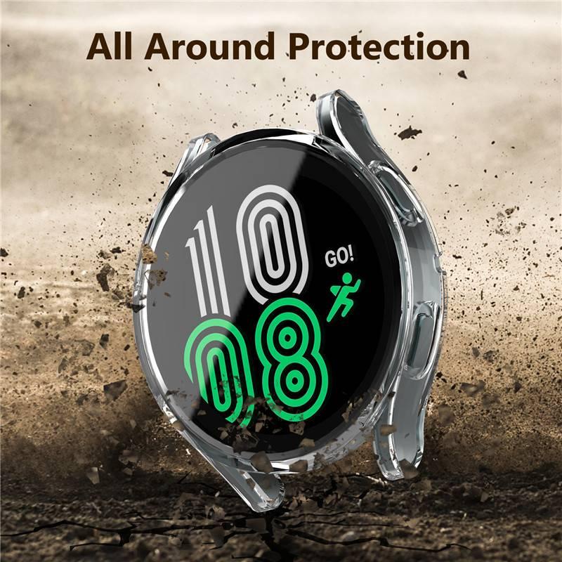 Case for Samsung Galaxy Watch 4 3 40mm 44mm 41mm 45mm screen TPU Bumper Soft Protection Cover For Samsung Galaxy Watch Active 2 40MM 44MM