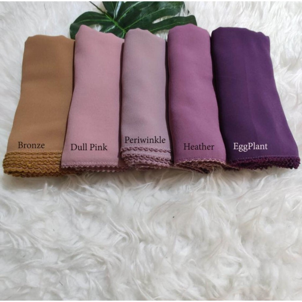 PASHMINA HEAVY CHIFFON CROCHER/ PHASMINA BABYDOL