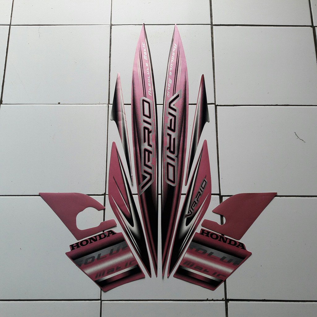 sticker motor vario cw 110 2008 pink