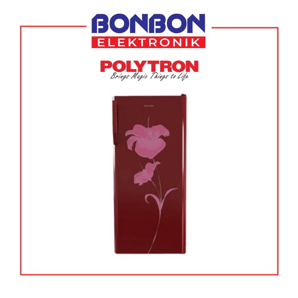 Polytron Kulkas 1 Pintu PRA 18BLR / PRA 18 BLR New Belleza 180L