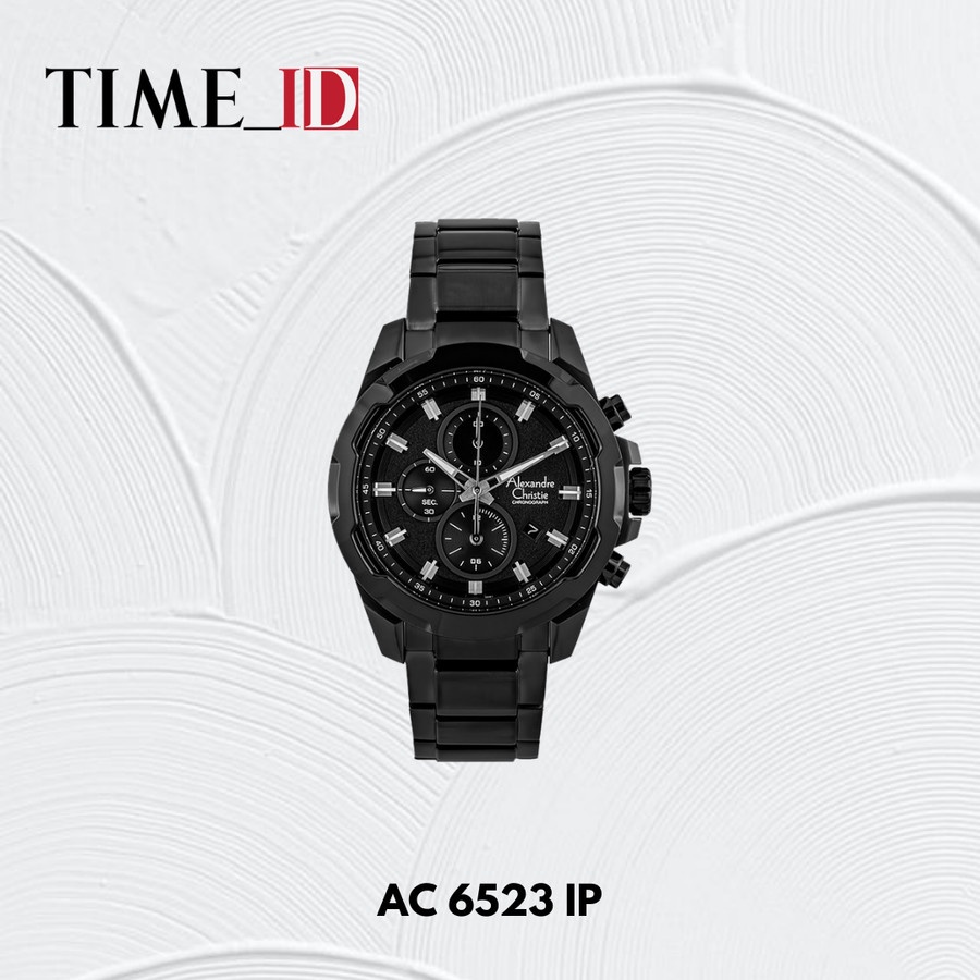 Jam Tangan Alexandre Christie AC 6523 FULL BLACK